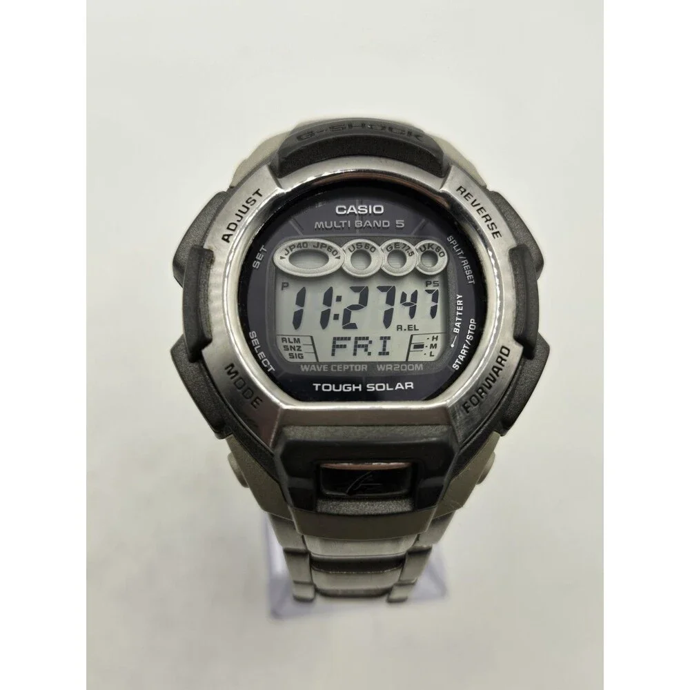 CASIO G-SHOCK GW-810D  MULTI-BAND 5 SOLAR TOUGH STAINLESS MEN'S WATCH. Excl. Con